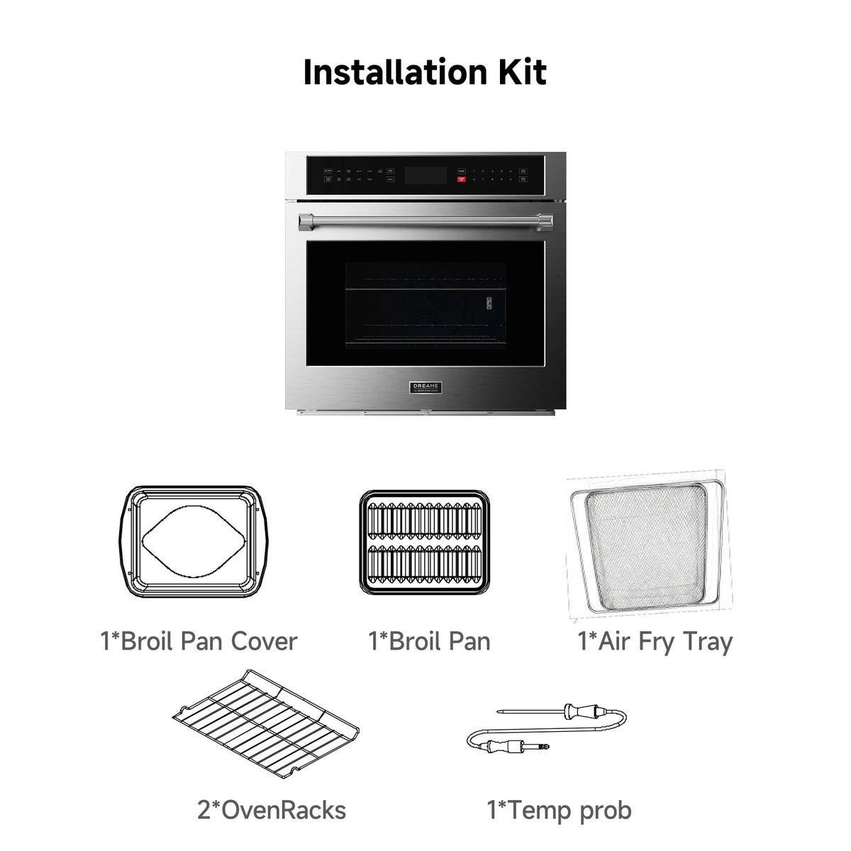 Dreame OZ601 Pro Single Wall Oven