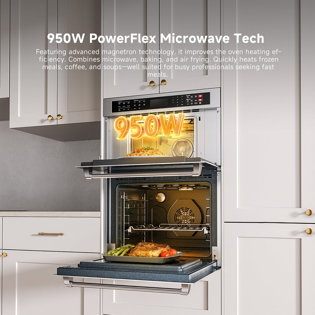 Dreame OZ601 Pro Microwave Combo Double Wall Oven