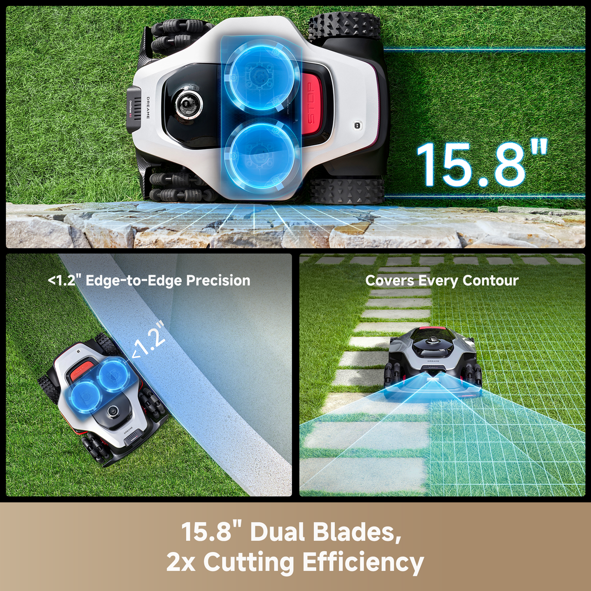 Dreame A3 AWD Pro Robot Lawn Mower