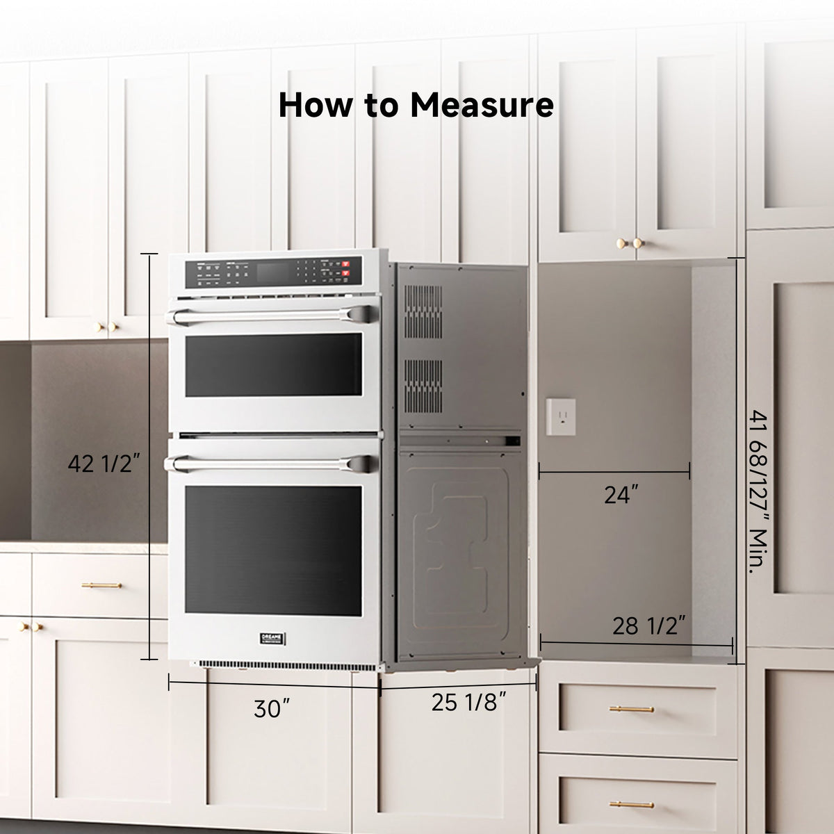 Dreame OZ601 Pro Microwave Combo Double Wall Oven
