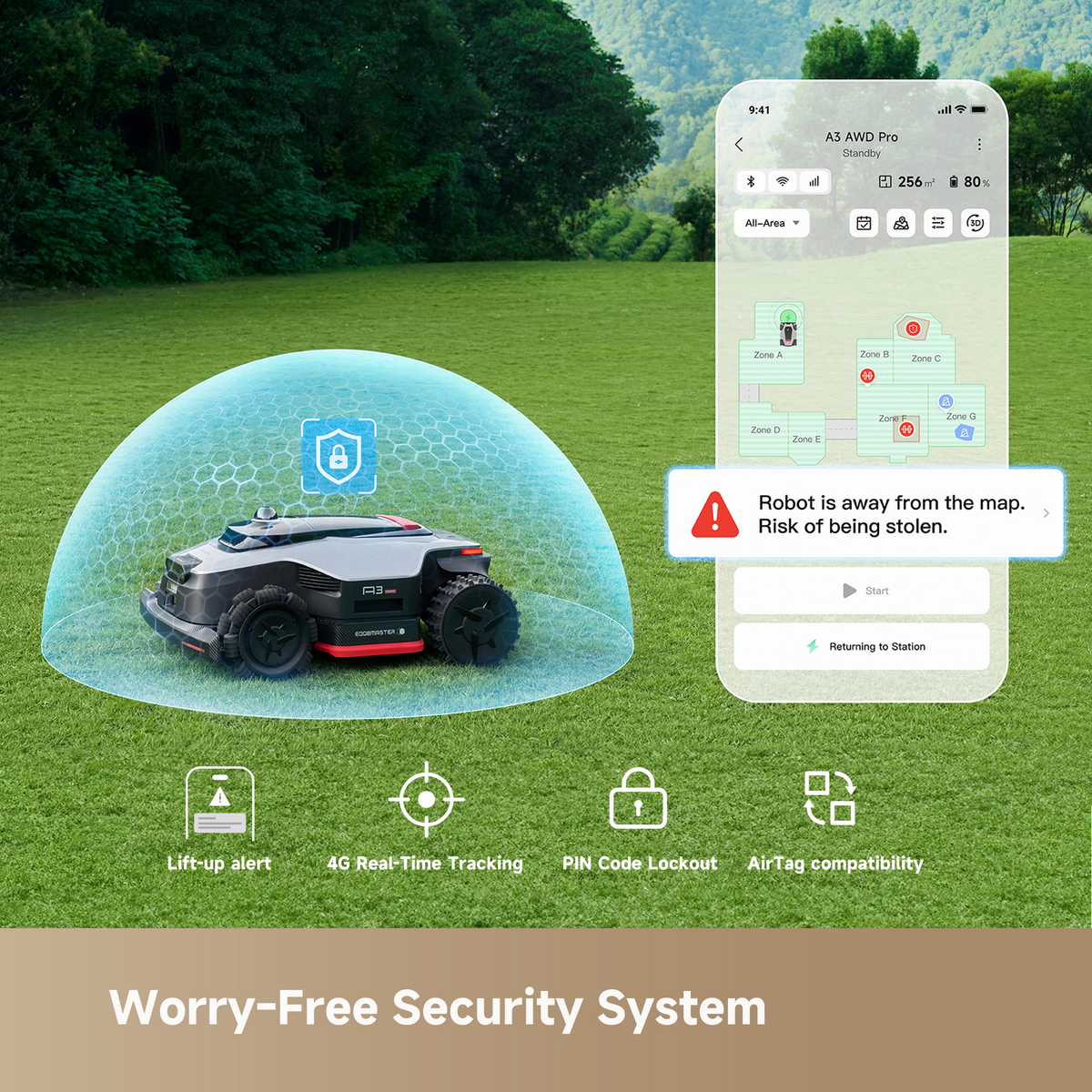 Dreame A3 AWD Pro Robot Lawn Mower