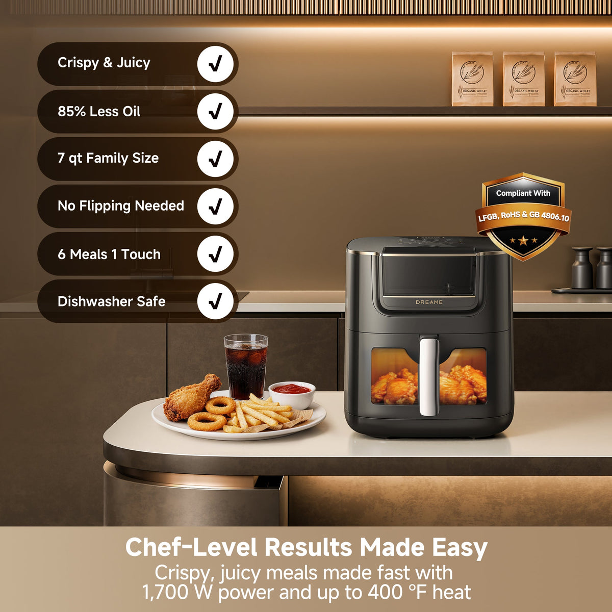 Dreame AeroFusion™ AF30 Air Fryer--App Only