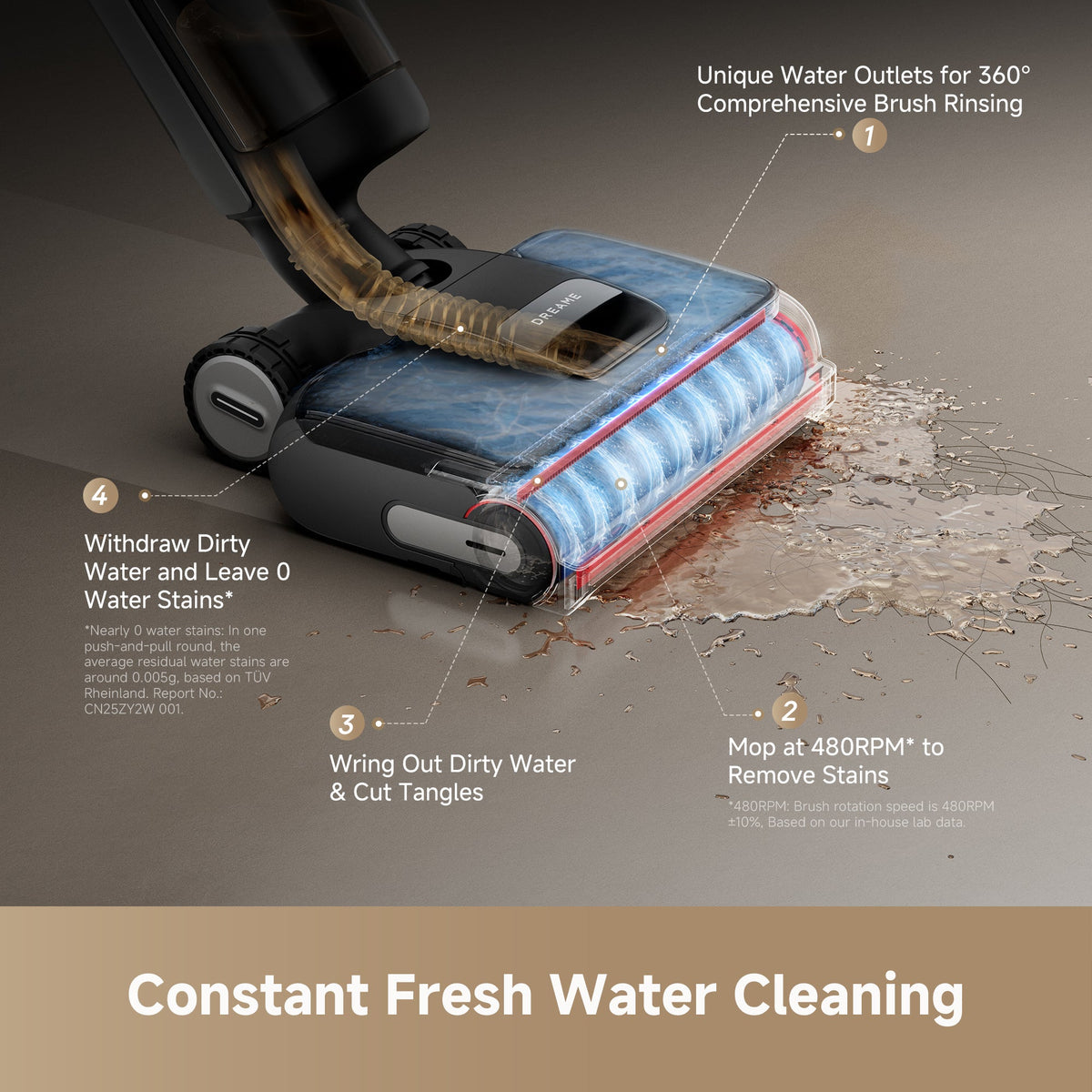 Dreame H15 Pro CarpetFlex Wet Dry Vacuum Live Only