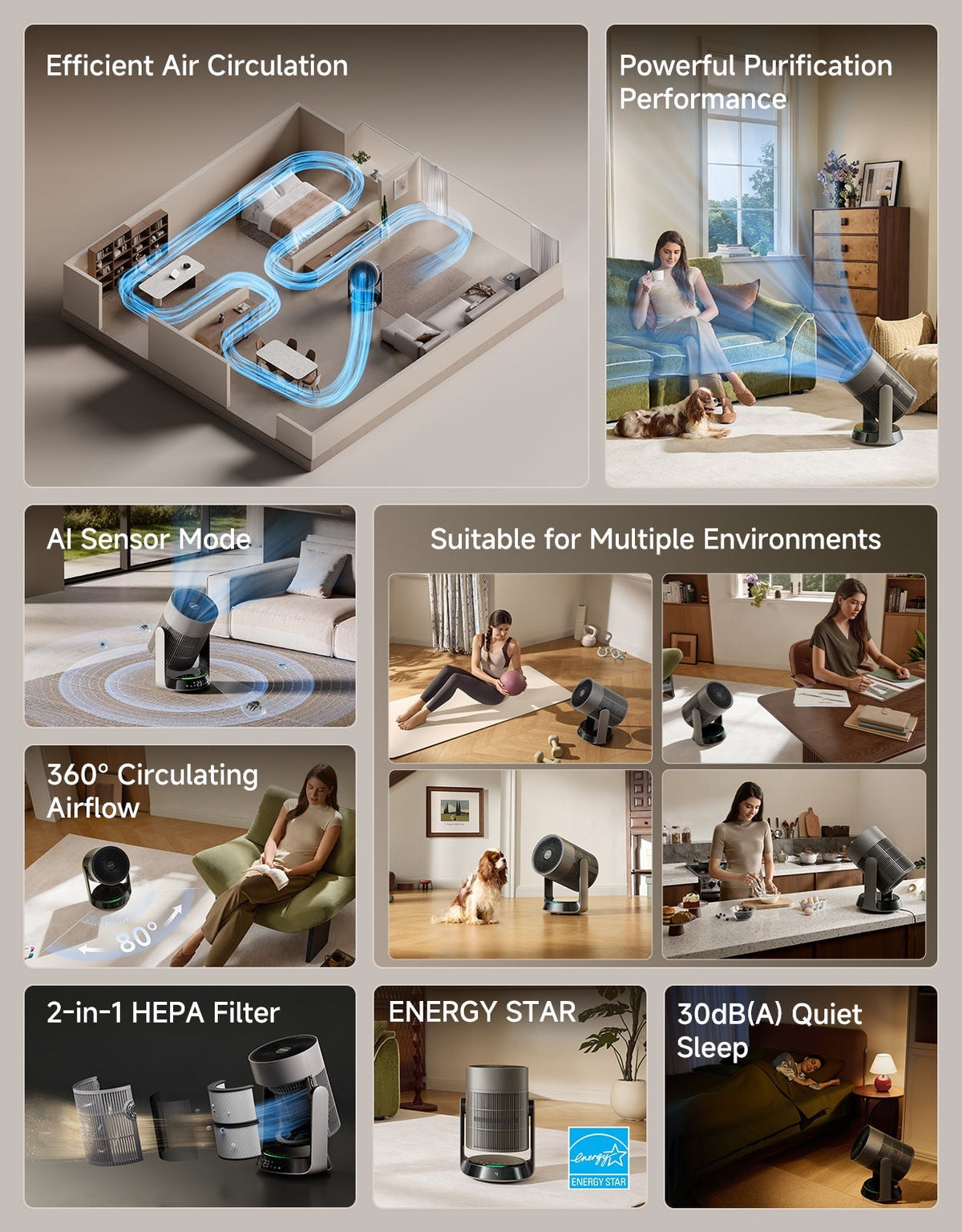 Dreame  FC5 2-in-1 Purifying Fan
