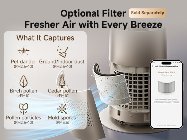 Dreame MF10 Bladeless Fan - App Only