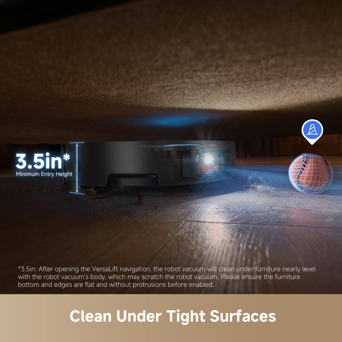 Dreame GoVac 800 Robot Vacuum and Mop