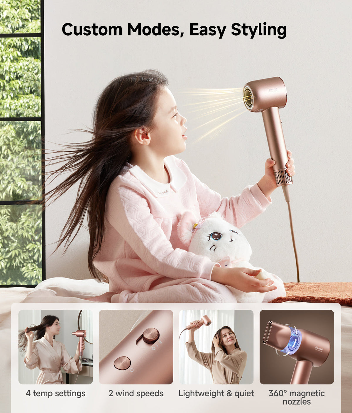 46% Off-Dreame Hair Glory Combo High-Speed Hair Dryer-Membership