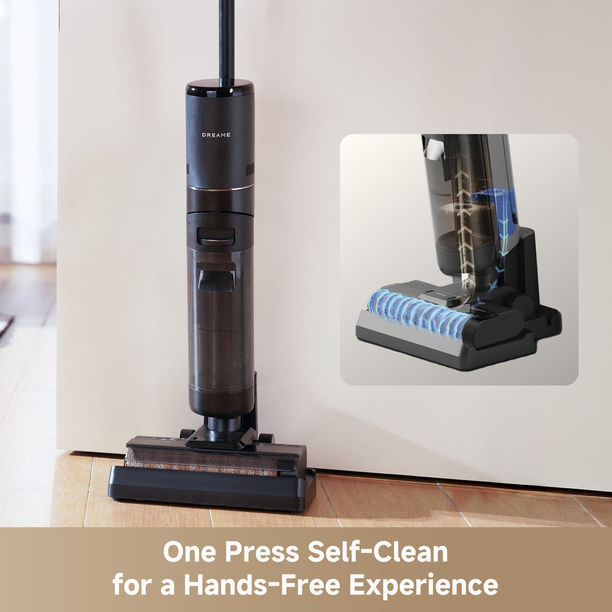 Dreame FloorX 301 Floor Washer, Mop Vacuum Combo with Auto Self-Cleaning