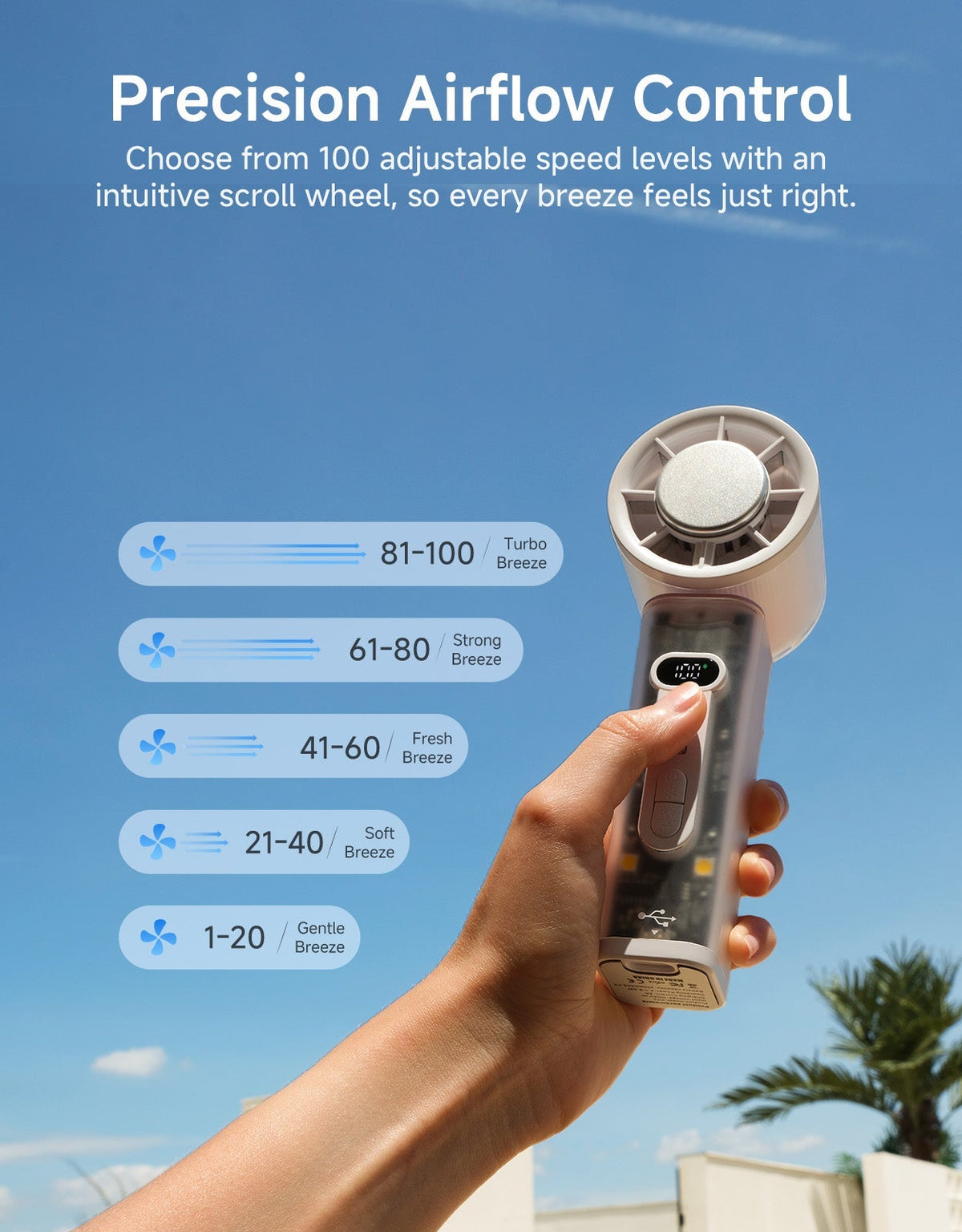 Dreame Handheld Fan Flow Pocket 1