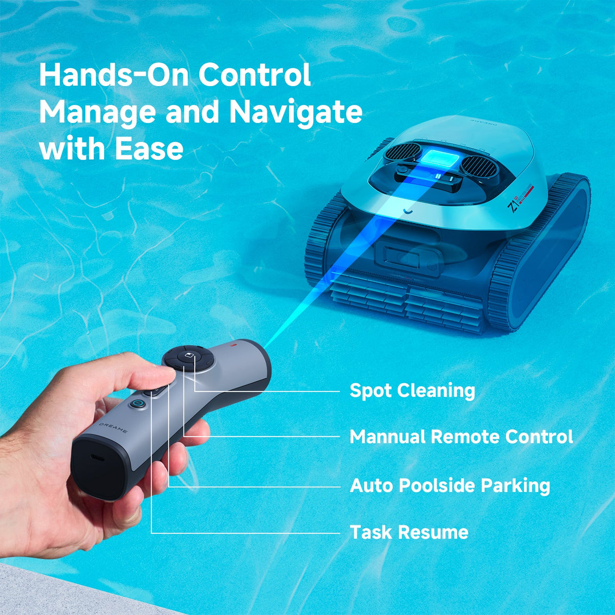 73% Off-Dreame Z1 Pro Robotic Pool Cleaner-Membership