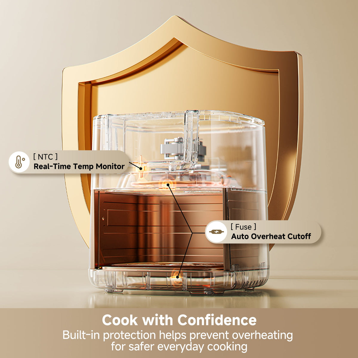 Dreame AeroFusion™ AF30 Air Fryer--App Only
