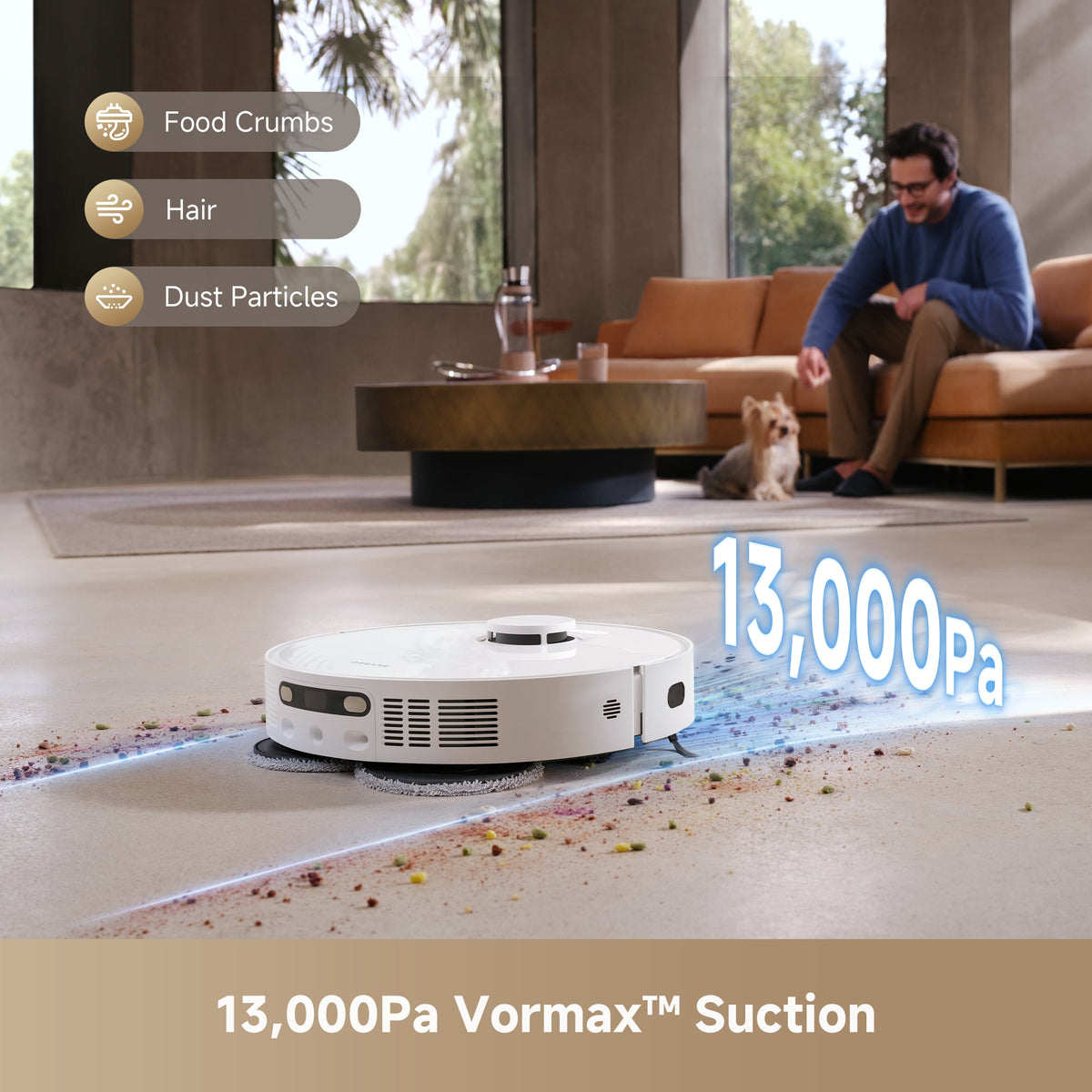 DREAME D20 Ultra Robot Vac and Mop White