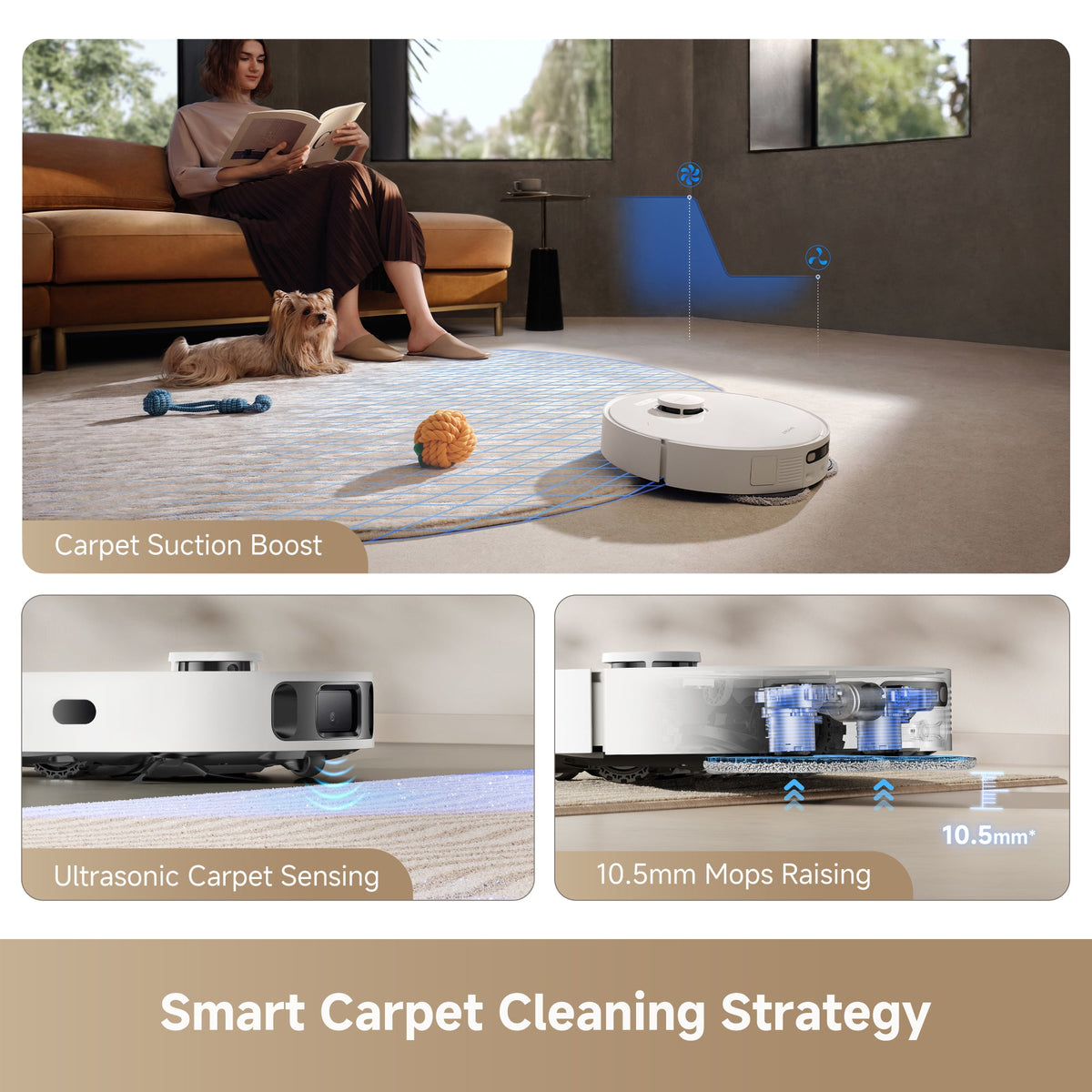 DREAME D20 Ultra Robot Vac and Mop White