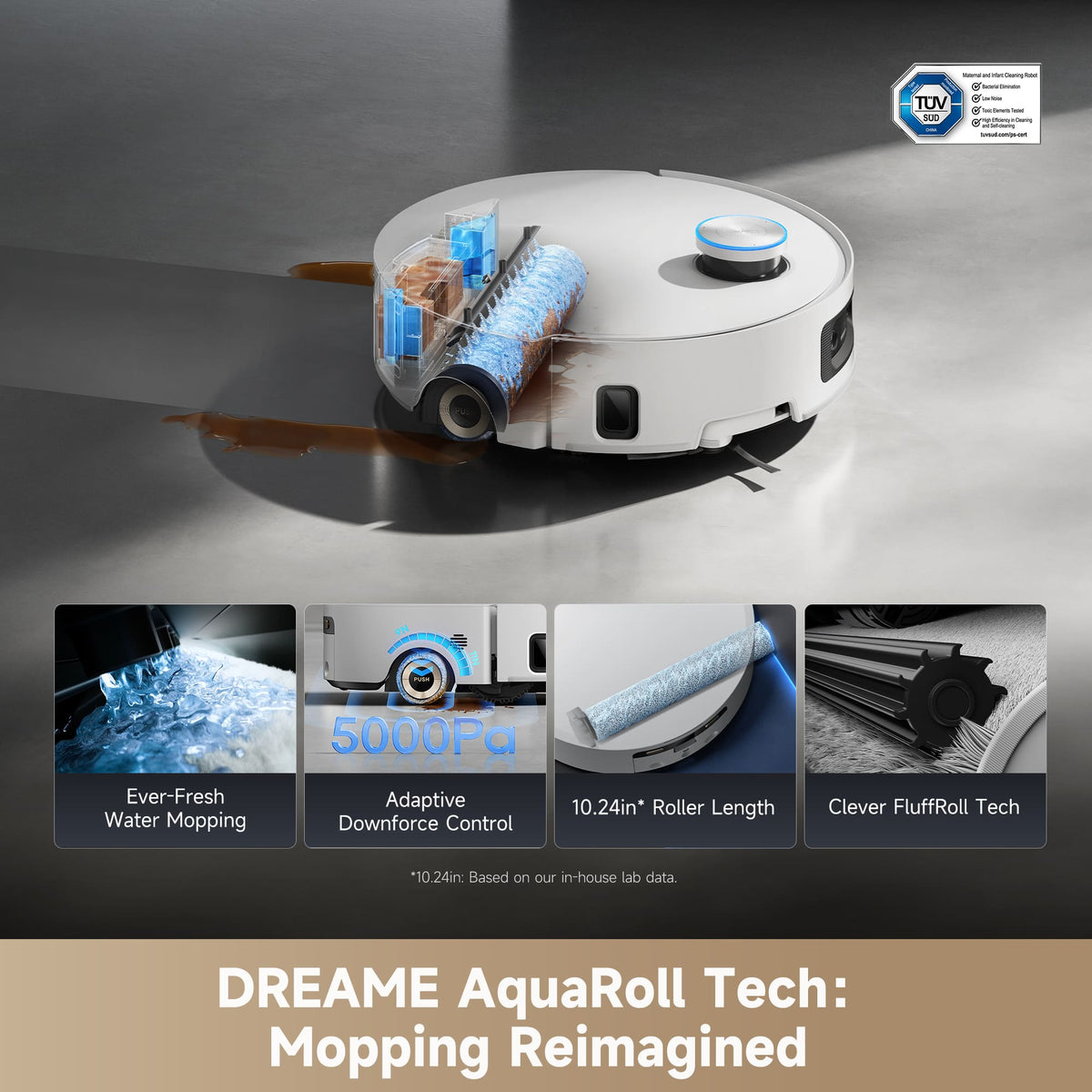 Dreame Aqua10 Ultra Roller Robot Vacuum (App Only)