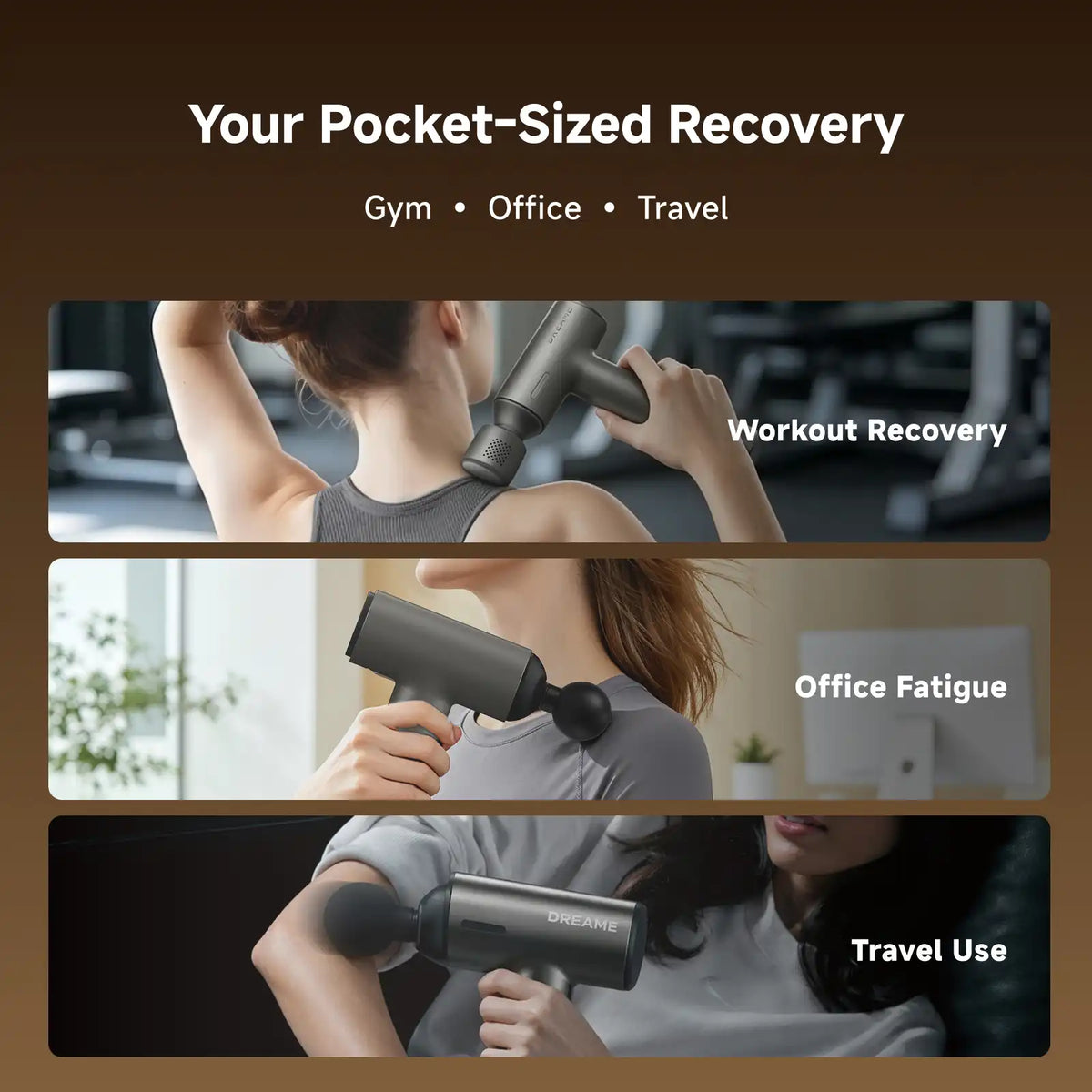 Dreame T60 Massage Gun-App Only