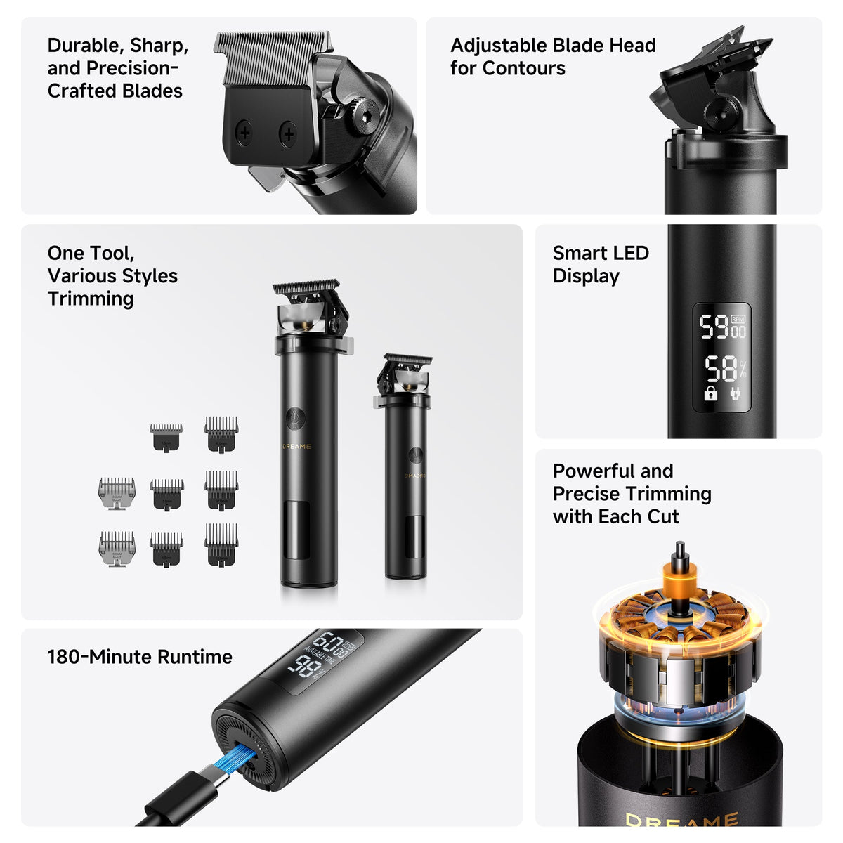 Dreame T3 Professional Grooming Trimmer (App Only)