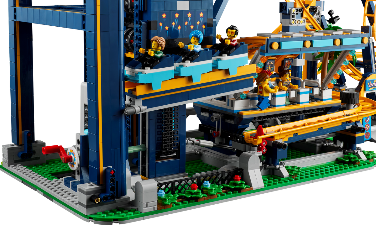 3756PCS Loop Coaster Park Buildings Block US