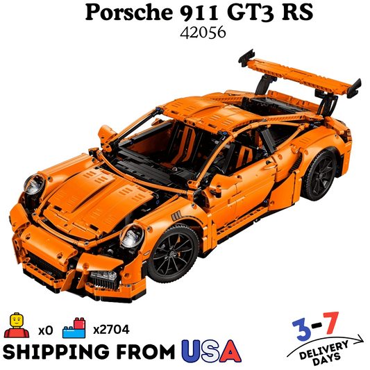Porsche 911 GT3 RS 42056 – 2704 PCS High-Quality Building Bricks Toy Set US