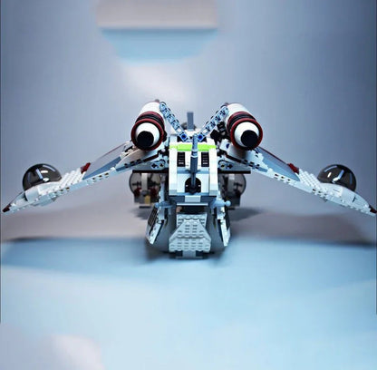 1224pcs Republic Gunship Set Compatible Building Toy Set US