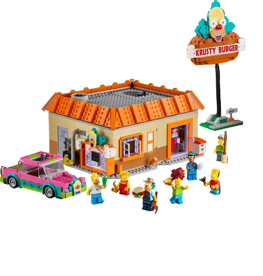 Simpsons Krusty Burger 10352 PCS 1635 Complete Building Blocks Toy Set Gift USA