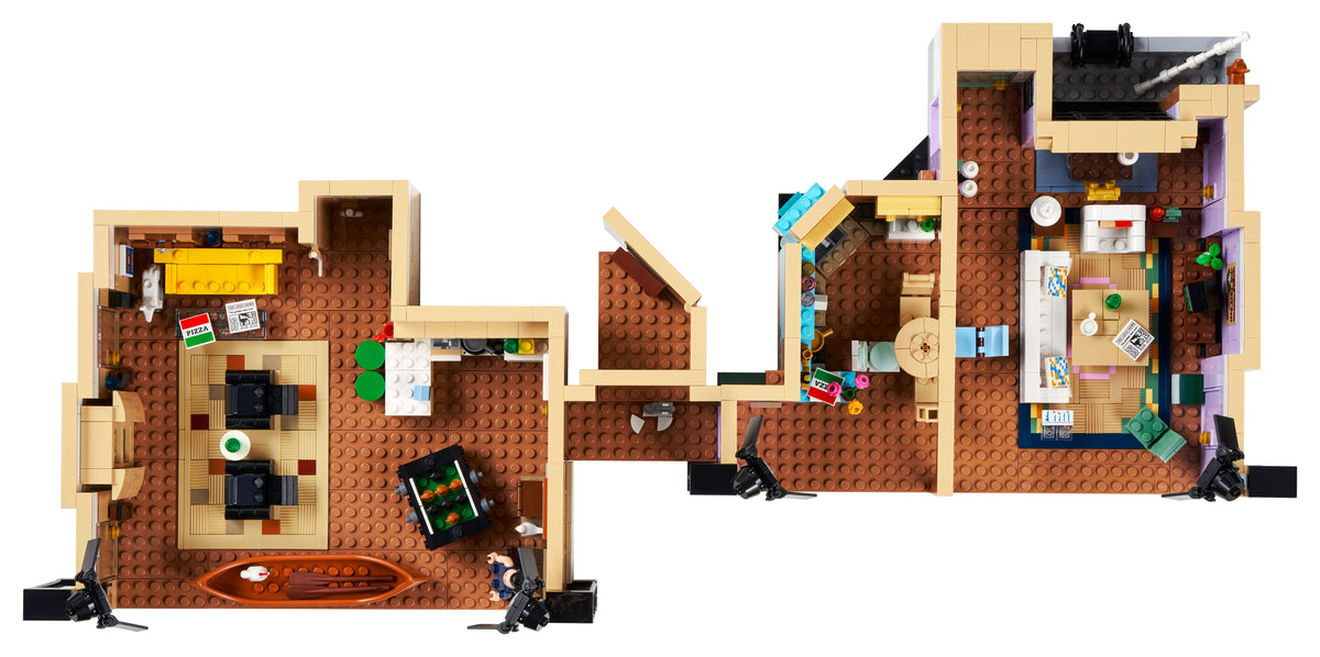 2048PCS 66333 Monica's apartment life