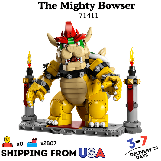 2807 PCS 87031 Super Mario The Mighty Bowser Compatible 71411 US