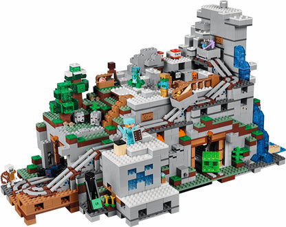 2688PCS Miniecraft The Mountain Cave Compatible 21137