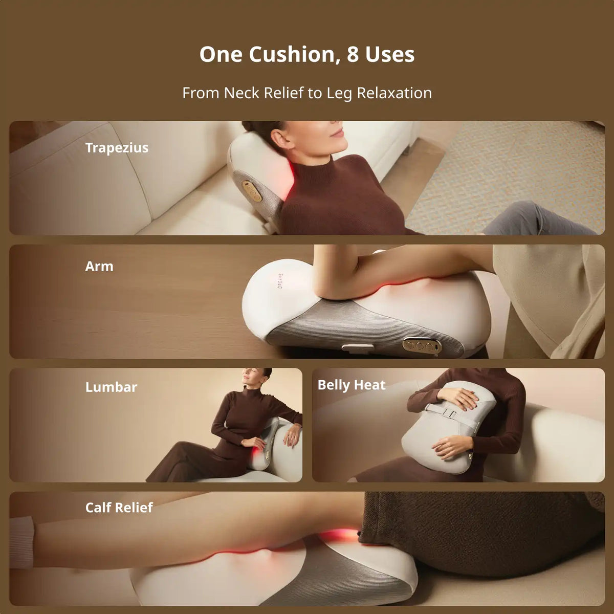 Dreame W30 Lumbar Massage Cushion-App Only