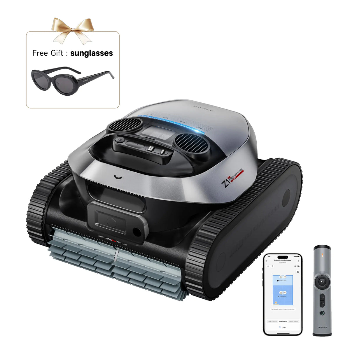 Dreame Z1 Pro Robotic Pool Cleaner - Free Gift Sunglasses