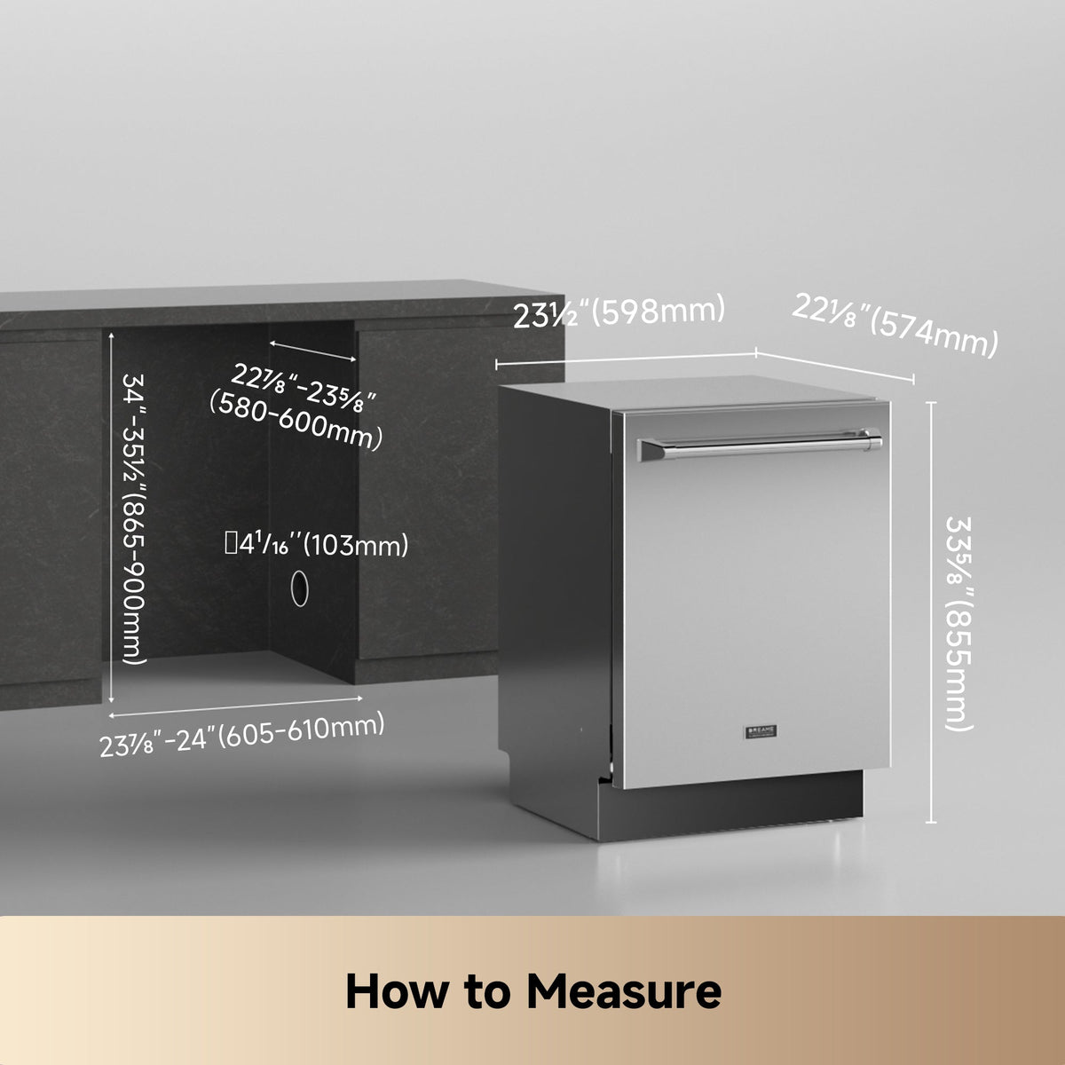 Dreame DZ601 Pro Built-in Dishwasher