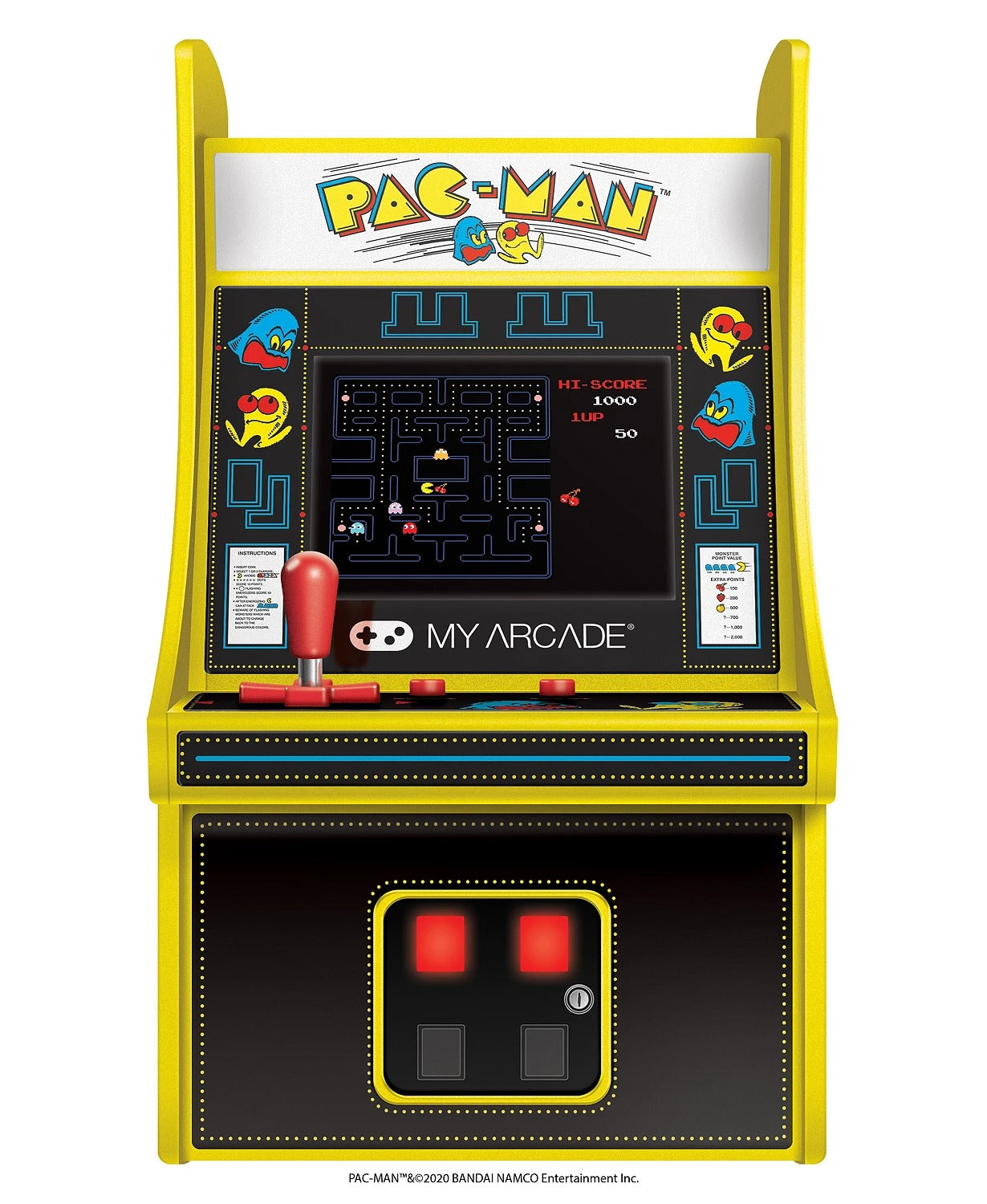 My Arcade Pac-Man Micro Player - Yellow/Black - Image 5