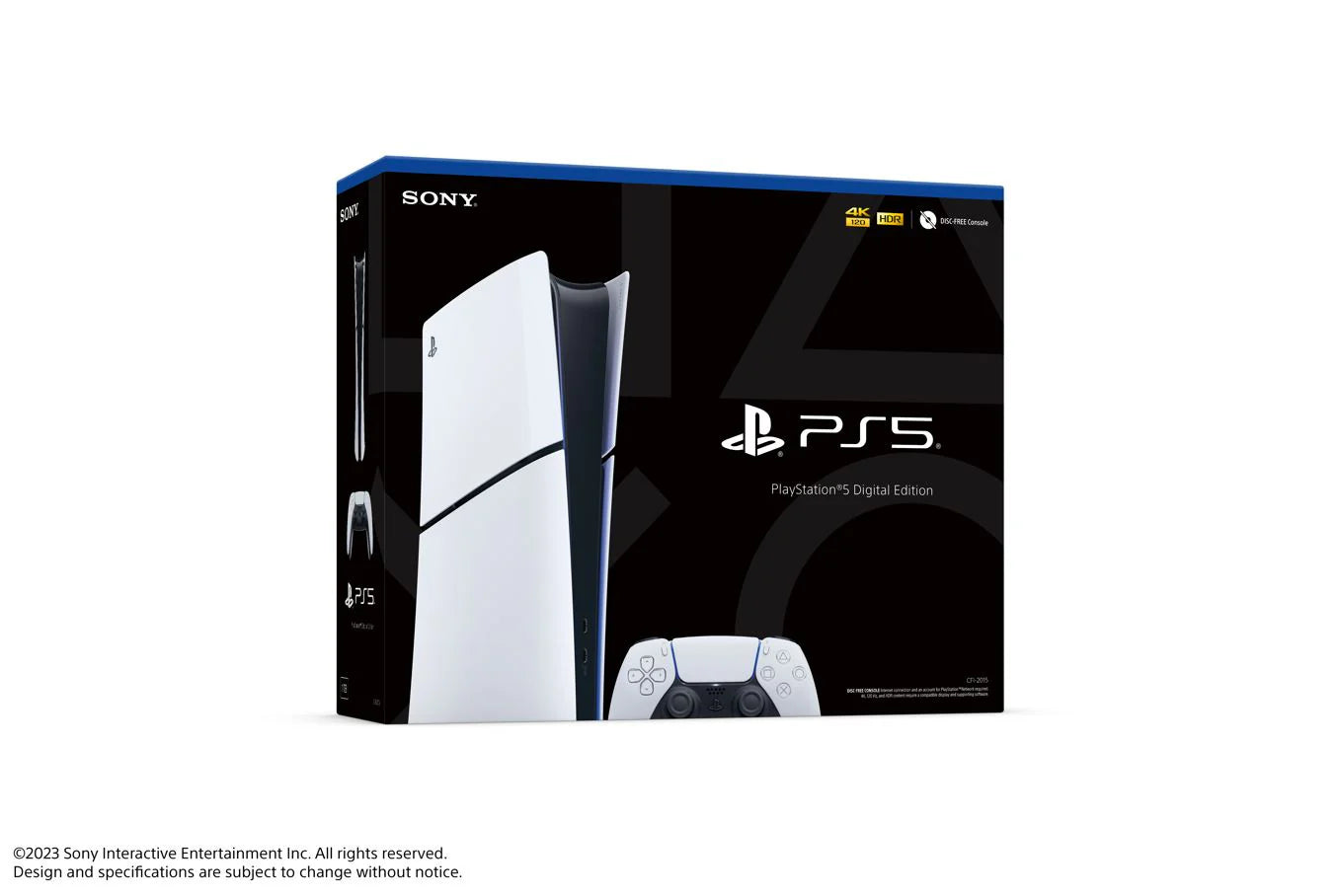 Bundle: Sony PlayStation 5 Digital Edition Console + DualSense Wireless Controller - Chroma Indigo - Image 5