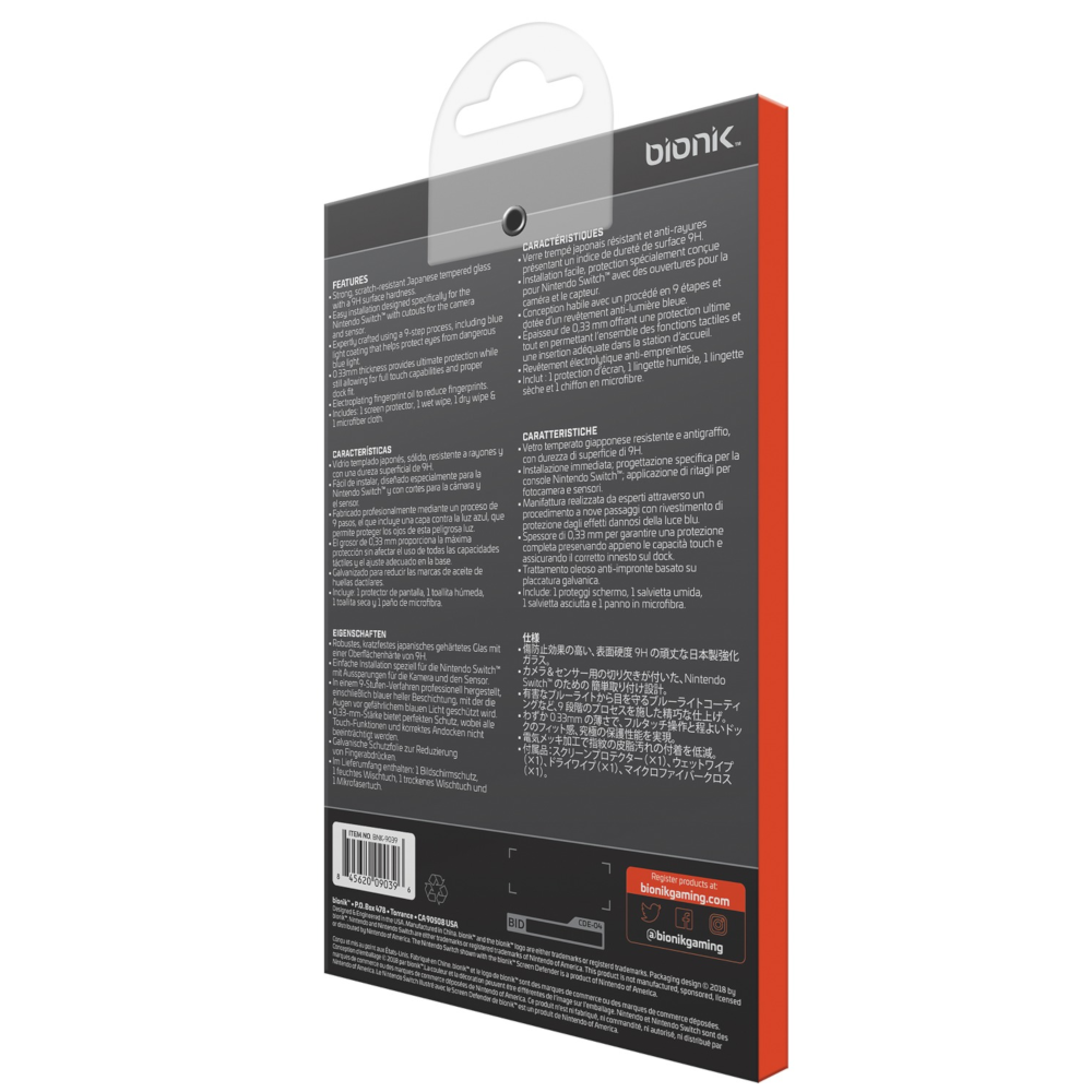 Bionik Screen Defender Glass Screen Protector For Nintendo Switch - Image 4