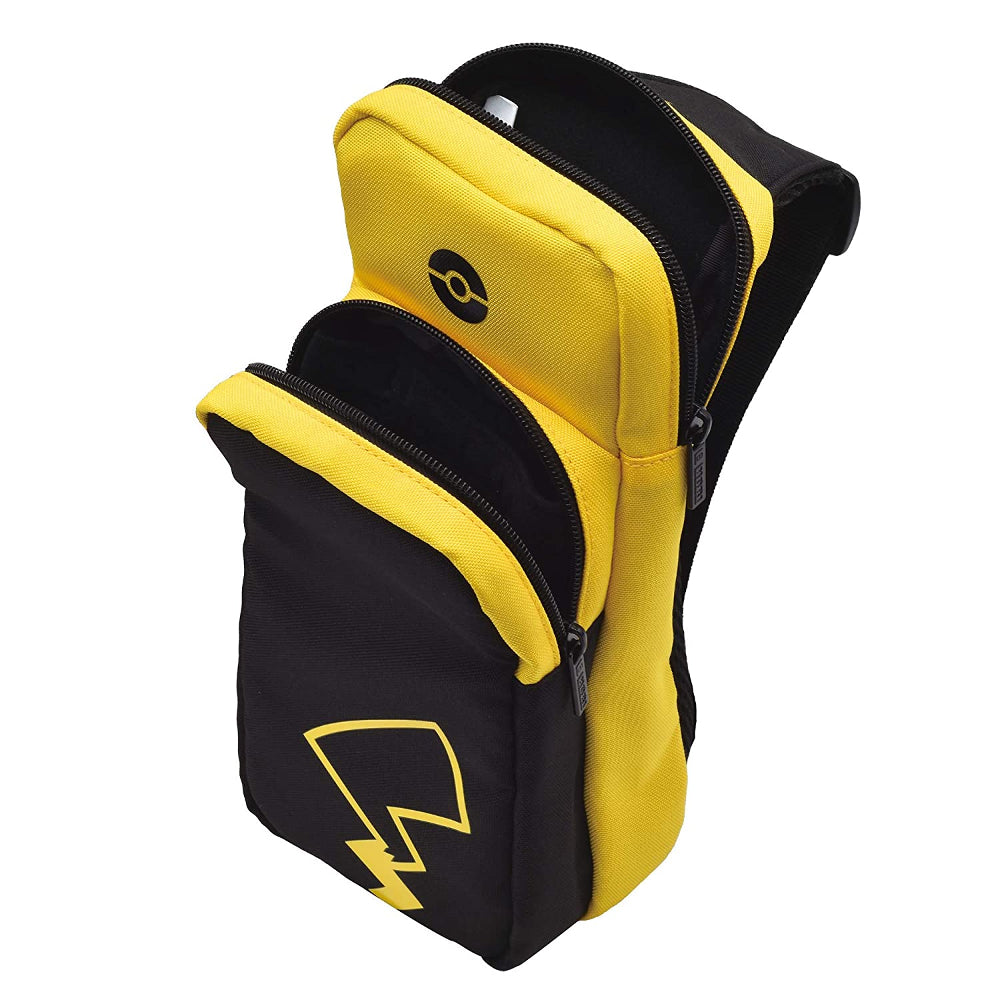 HORI Pokémon Adventure Pack Travel Bag for Nintendo Switch (Pikachu Edition) - Yellow/Black - Image 3