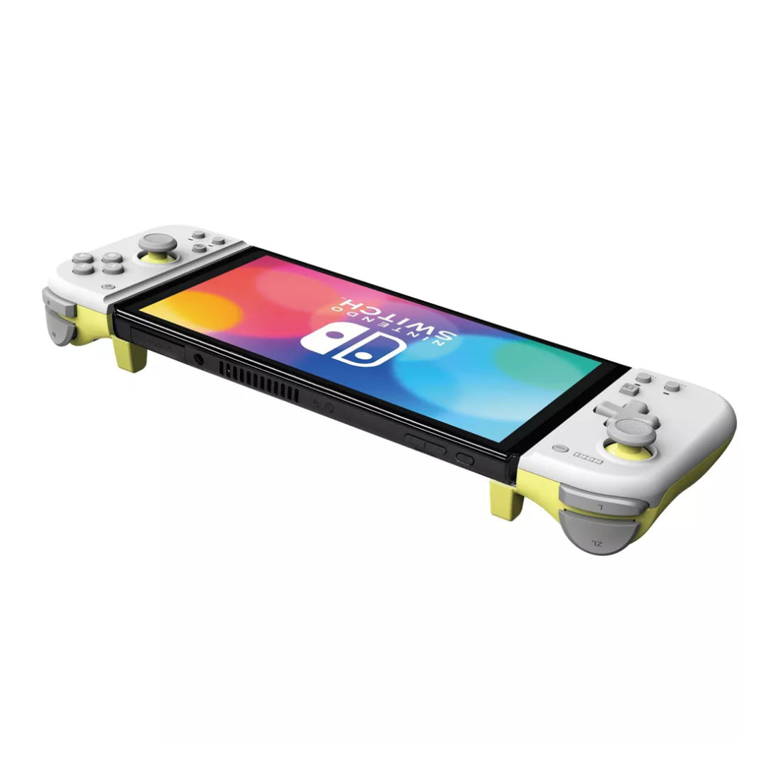HORI Split Pad Handheld Controller for Nintendo Switch - Light Gray/Yellow - Image 3