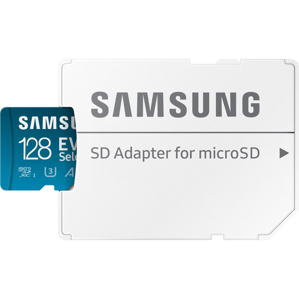 Samsung 128GB EVO Select microSDXC Card with SD Adapter - Image 2