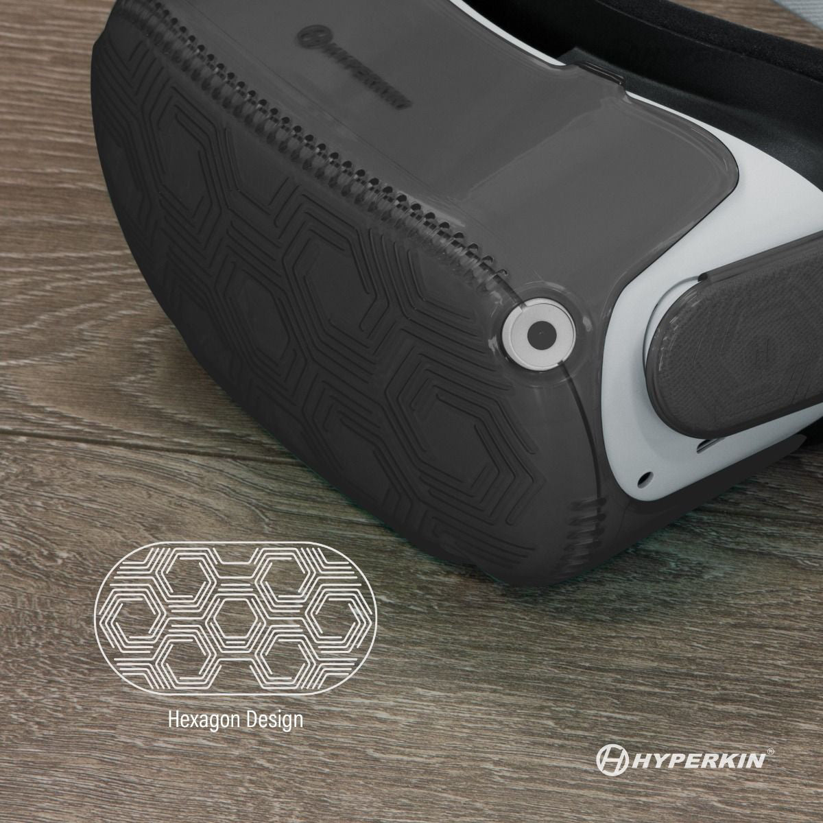 Hyperkin M07514-CG Headset and Strap Arm Protective Shells for Oculus Quest 2 - Cool Gray - Image 3