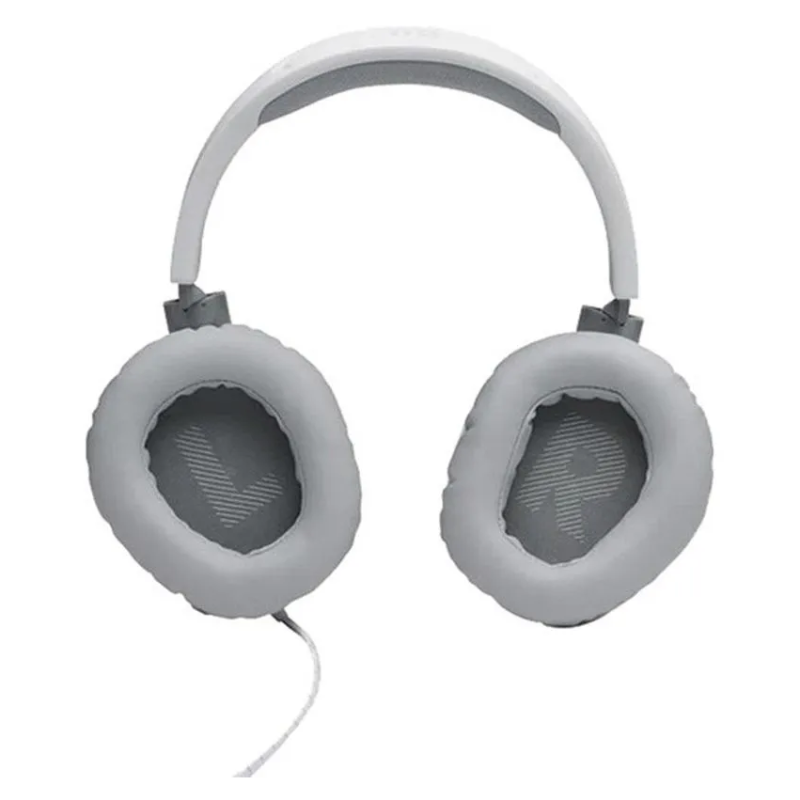 JBL Quantum 100 Wired Over-the-Ear Headphone - White - Image 5