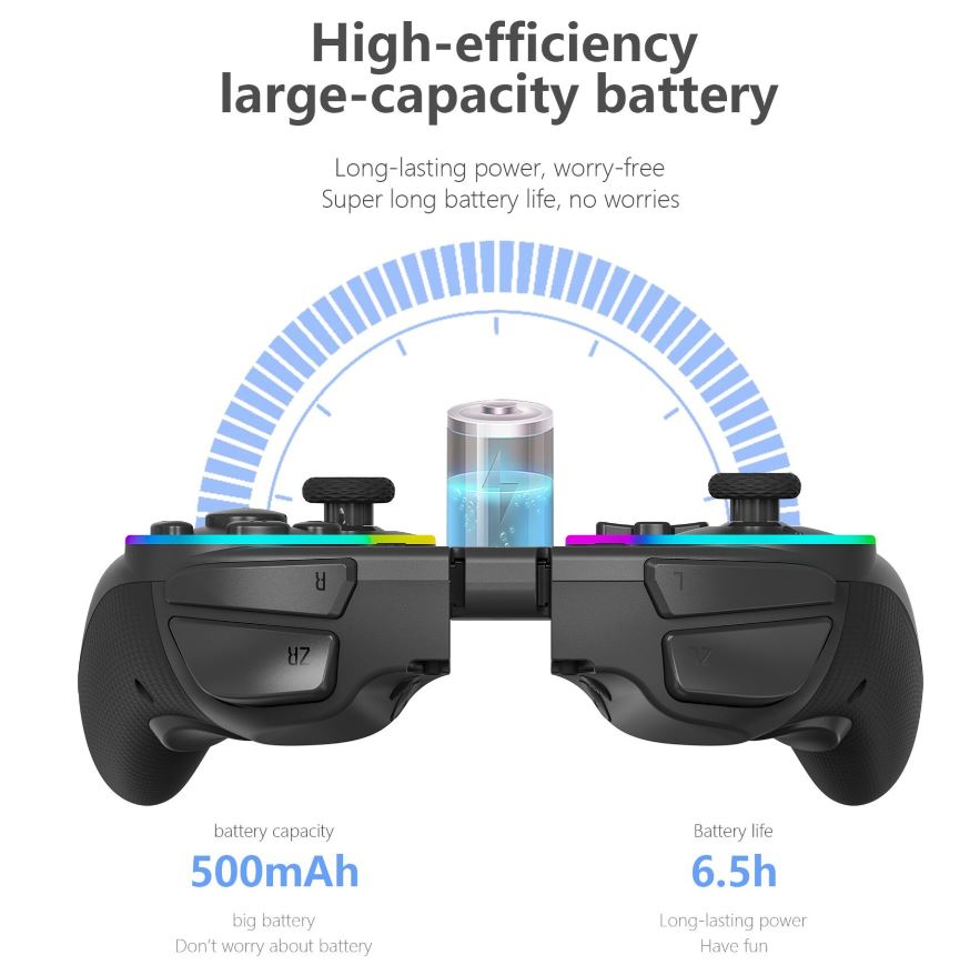 LinYuvo Retro Joy Cons Remote Gamepad for Nintendo Switch/OLED - Image 4