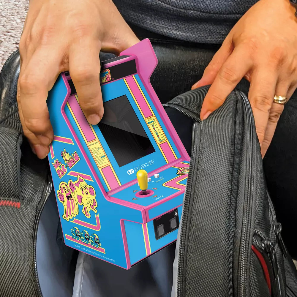 My Arcade Ms.Pac-Man Micro Player Pro - Pink/Blue - Image 5