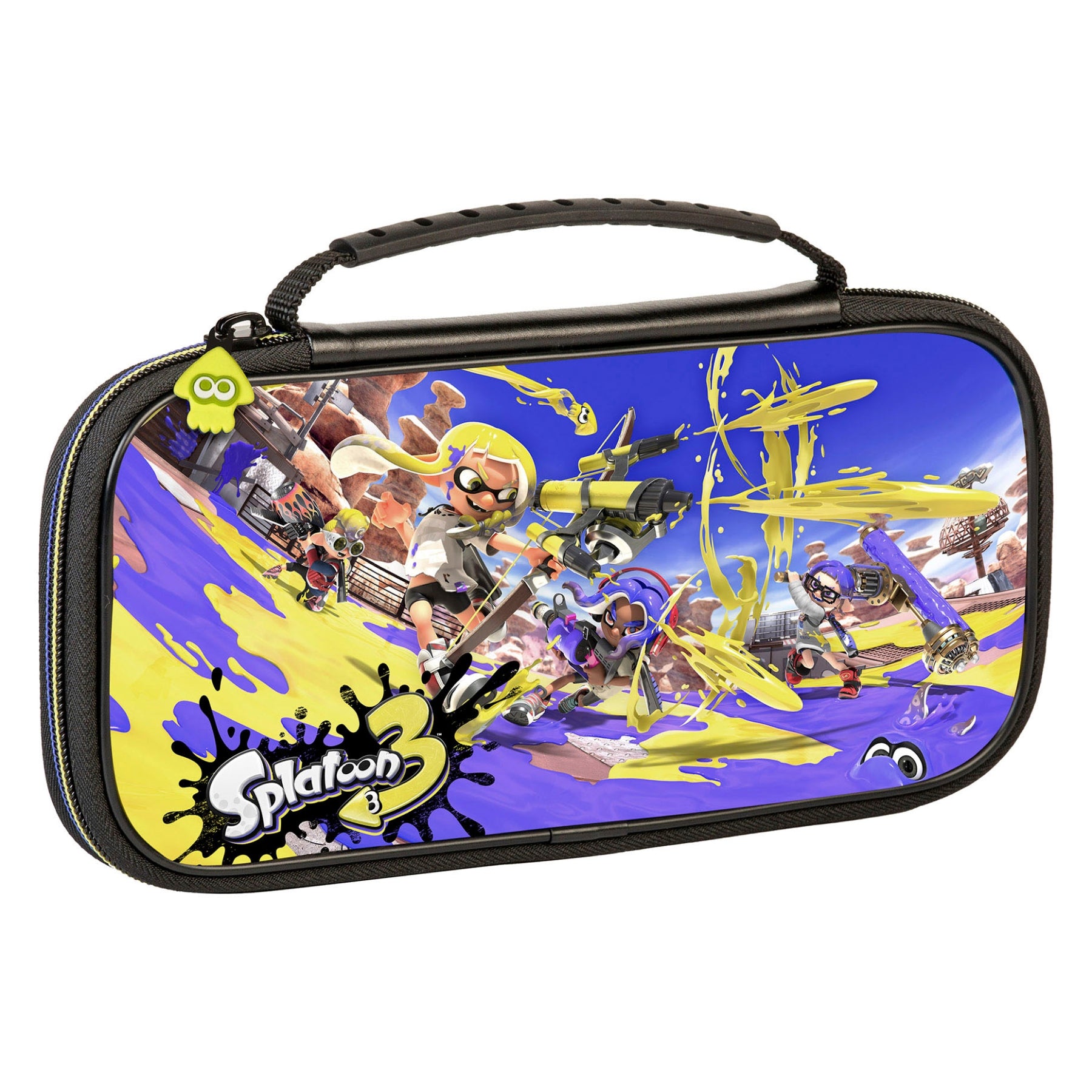 RDS Industries Splatoon 3 Deluxe Travel Case for Nintendo Switch - Multicolor