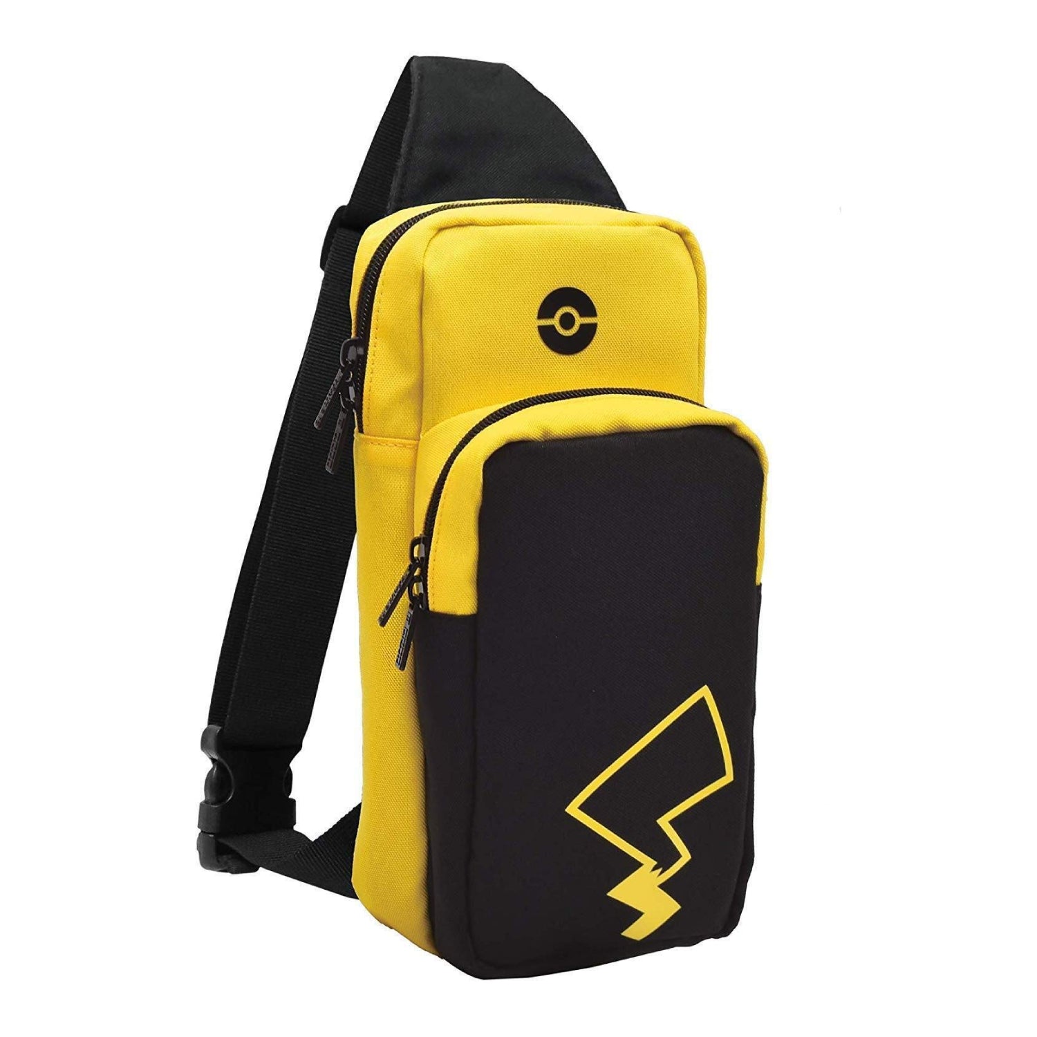 HORI Pokémon Adventure Pack Travel Bag for Nintendo Switch (Pikachu Edition) - Yellow/Black