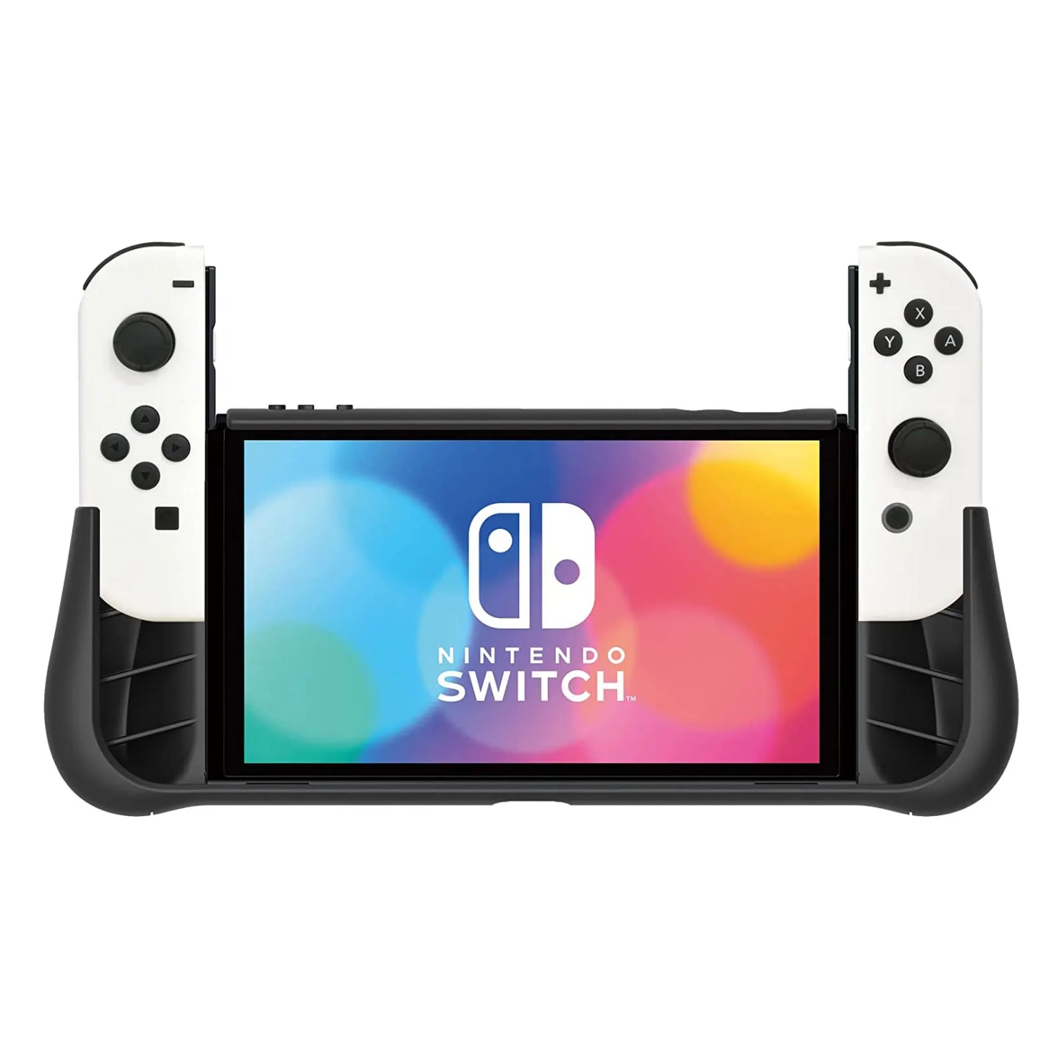 HORI Hybrid System Armor Pro for Nintendo Switch OLED - Black/White - Image 3